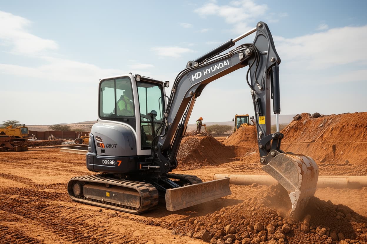 HD Hyundai DX89R-7 Excavator