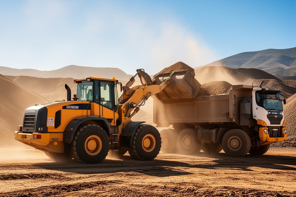 HD Hyundai DX160W Front End Loader