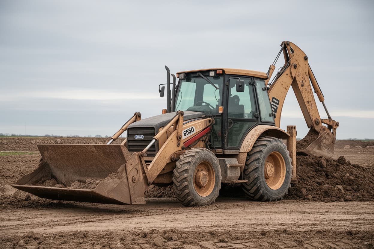 FORD 655D Tractor Loader Backhoe