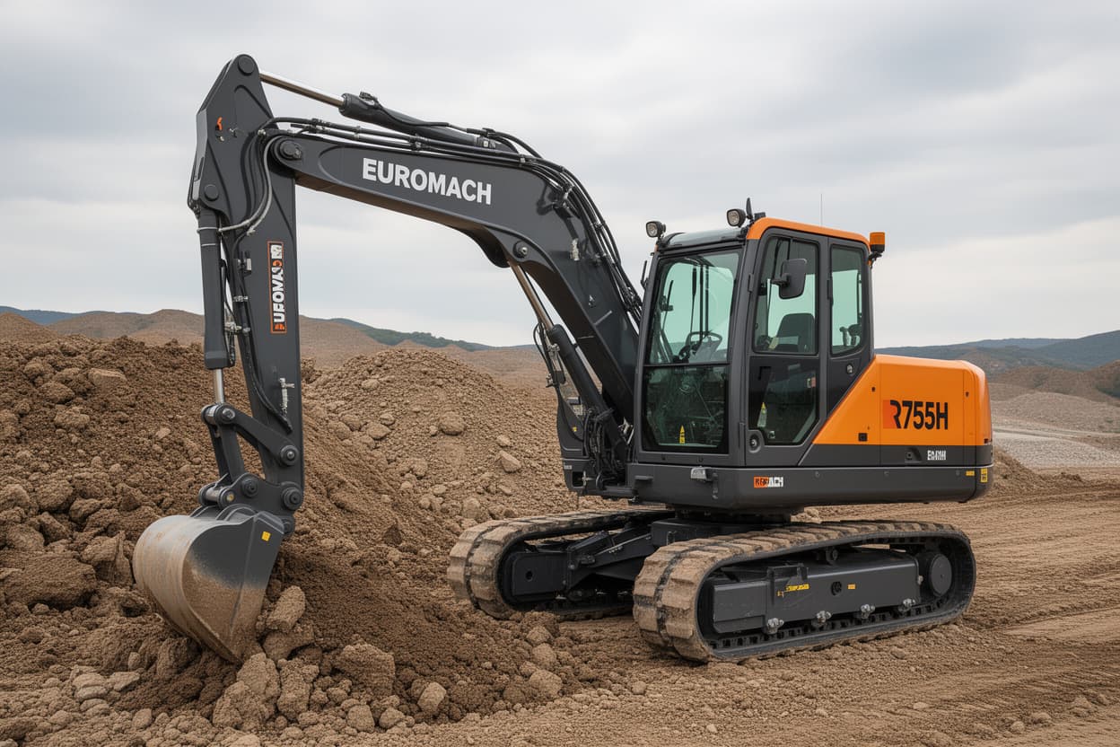 Euromach R755H Walking Excavator