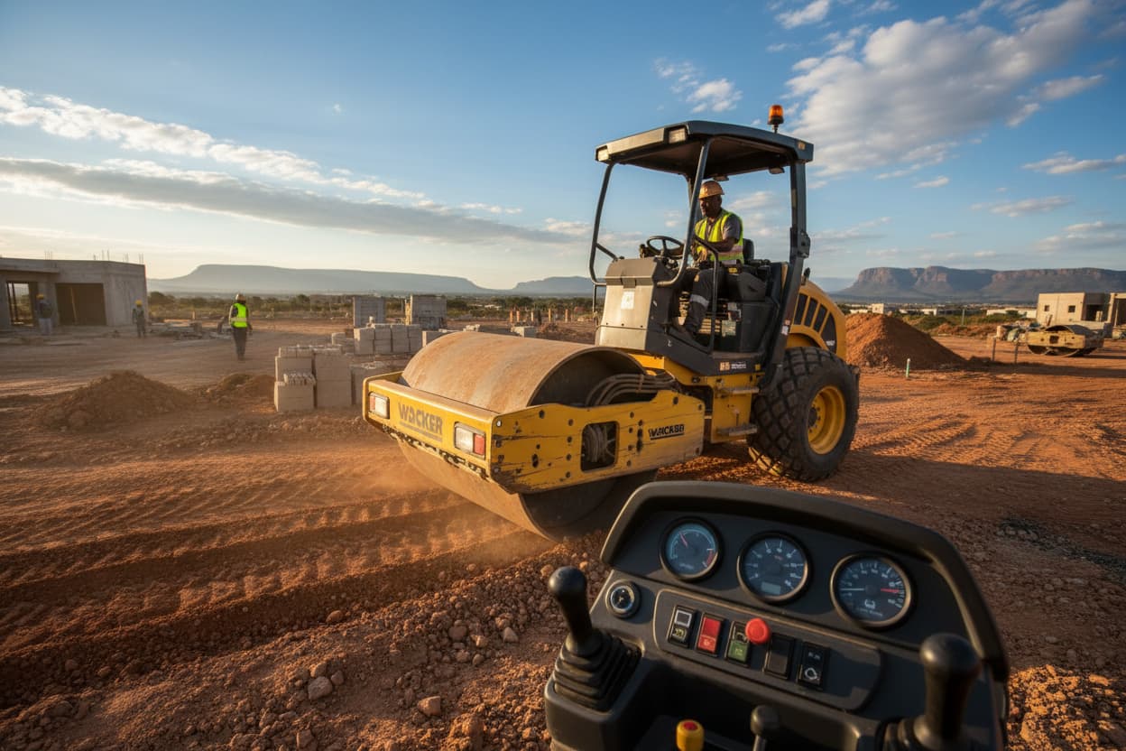 Wacker DPU4545 Single Drum Roller