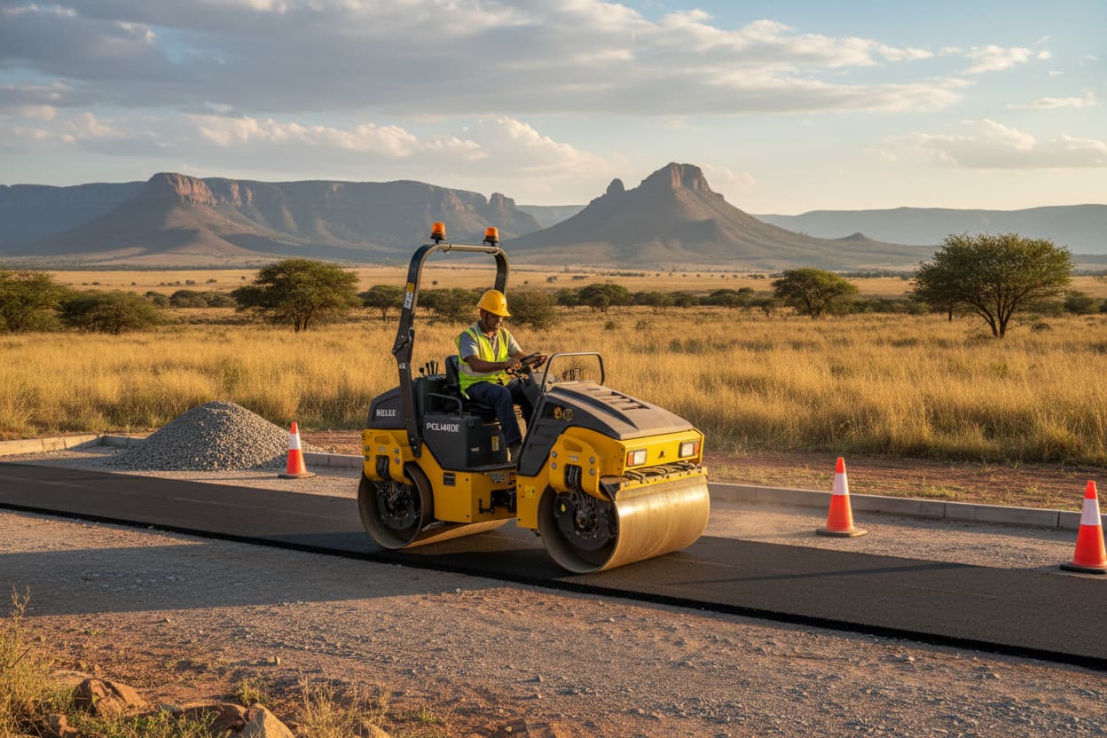 Belle PCEL400E Single Drum Roller