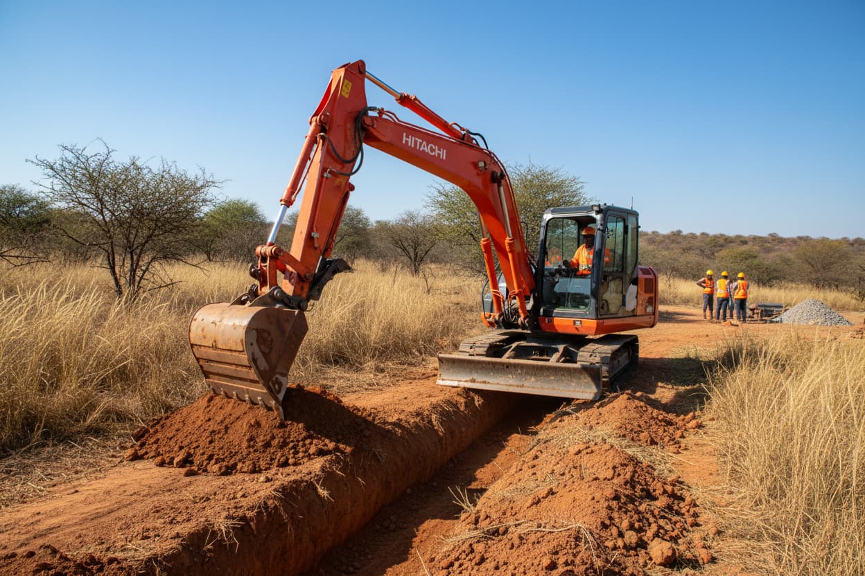 Hitachi ZX55U Excavator