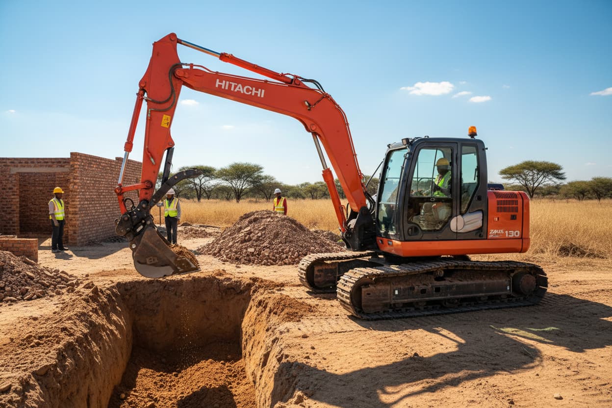Hitachi 130 Excavator
