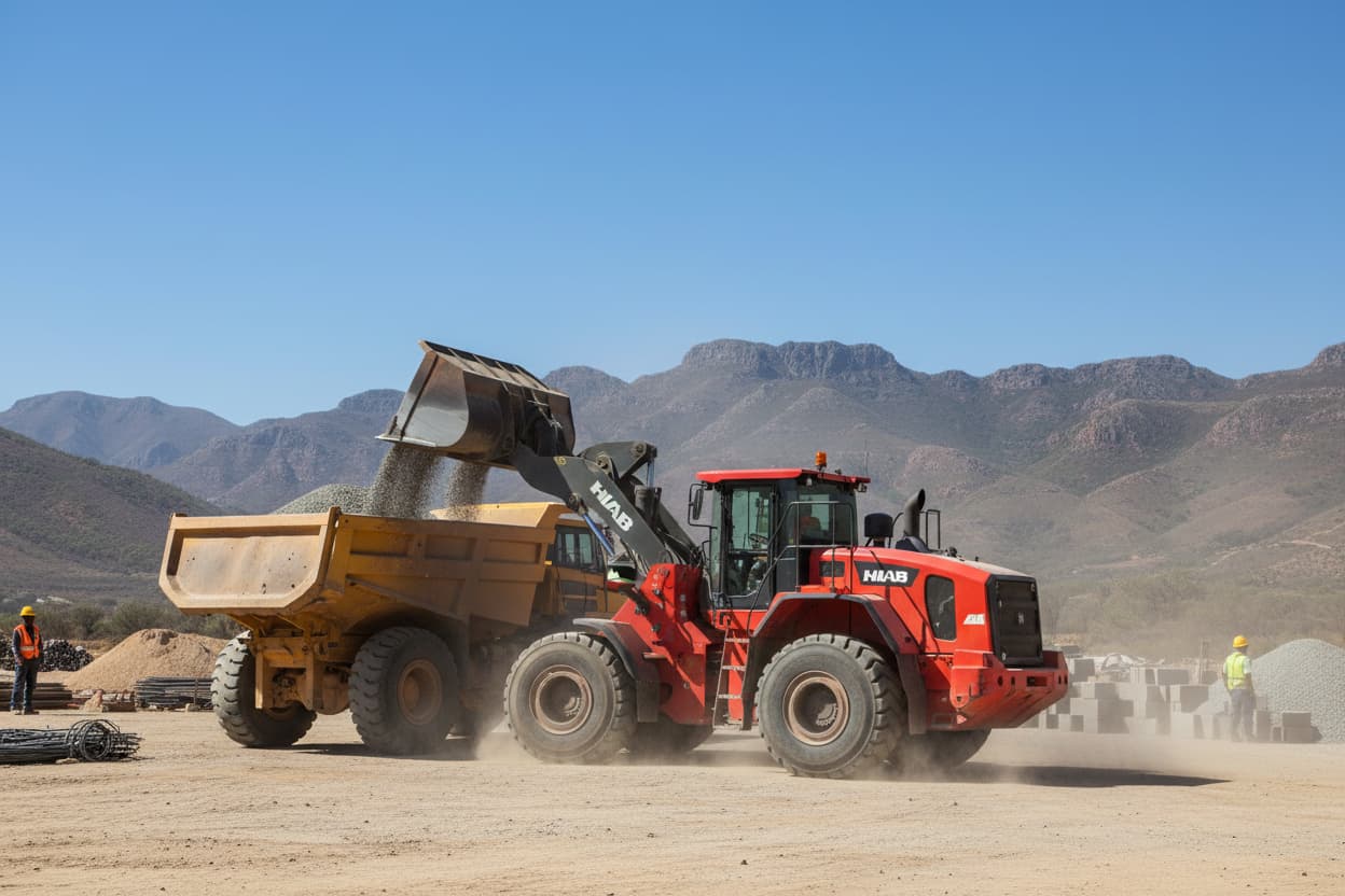 HIAB HIPRO558 Front End Loader