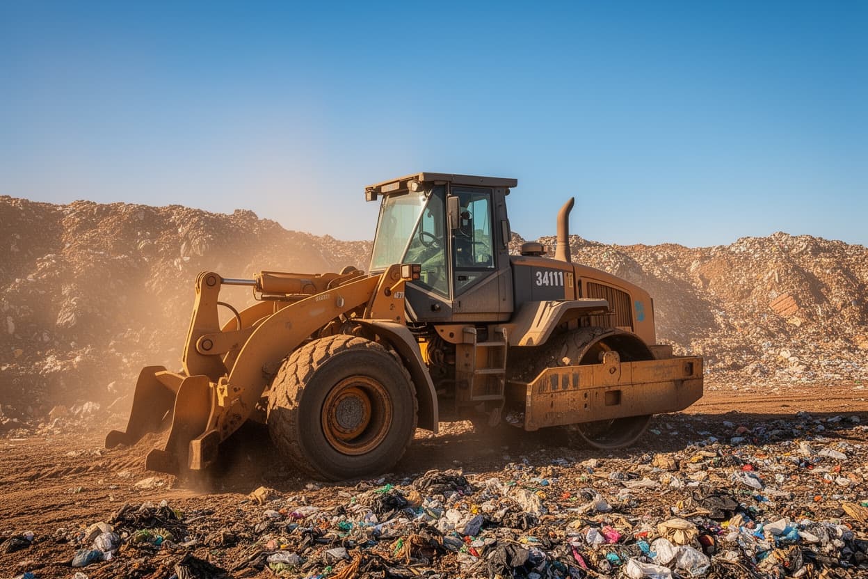 Hamm 3411 Landfill Compactor