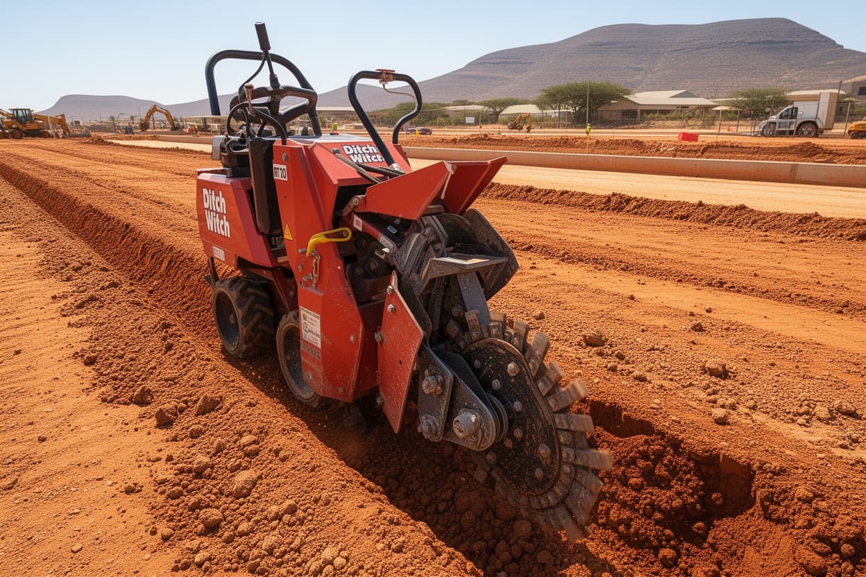 Ditch Witch RT20 Walk Behind / Stand On Trencher / Cable Plow