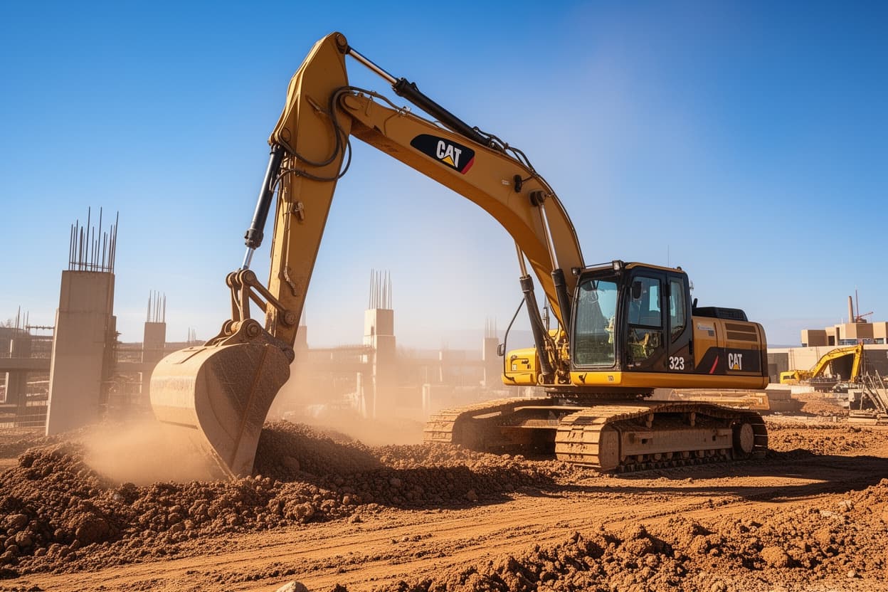 CAT 323 excavator
