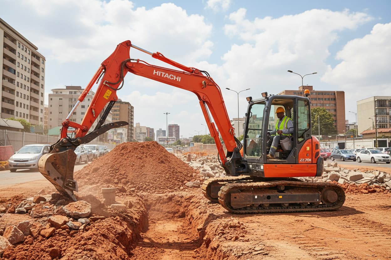 Hitachi ZX70 Excavator