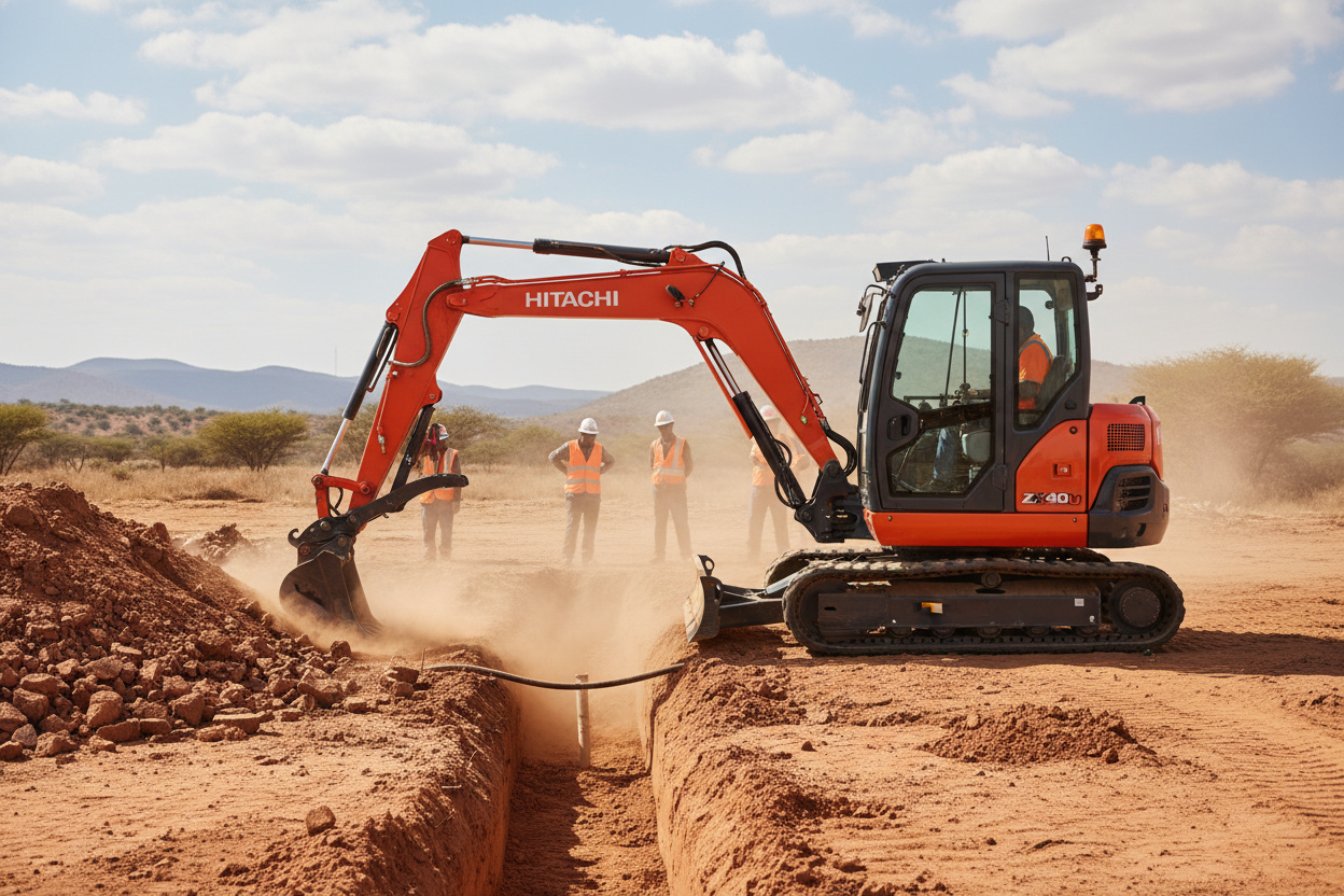 Hitachi ZX40U Excavator (2025)